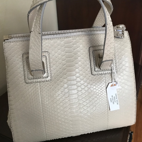 ALEXANDRA CLANCY PYTHON LUXURY HANDBAG NWT - Picture 2 of 6